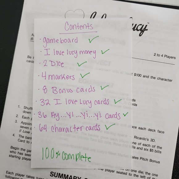 Vintage I Love Lucy Board Game - Picture 9 of 12